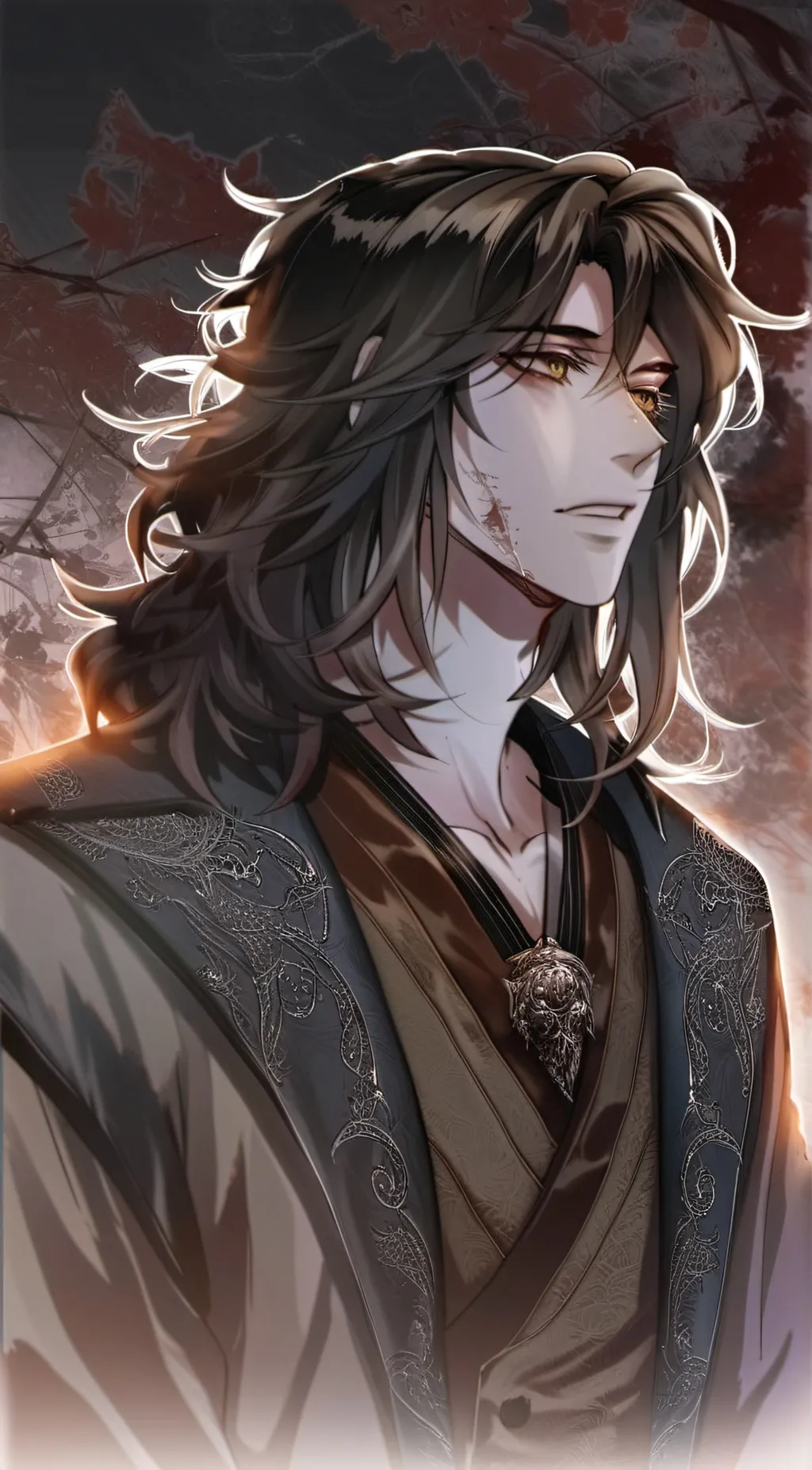 ai character: ~Vampire boyfriend background