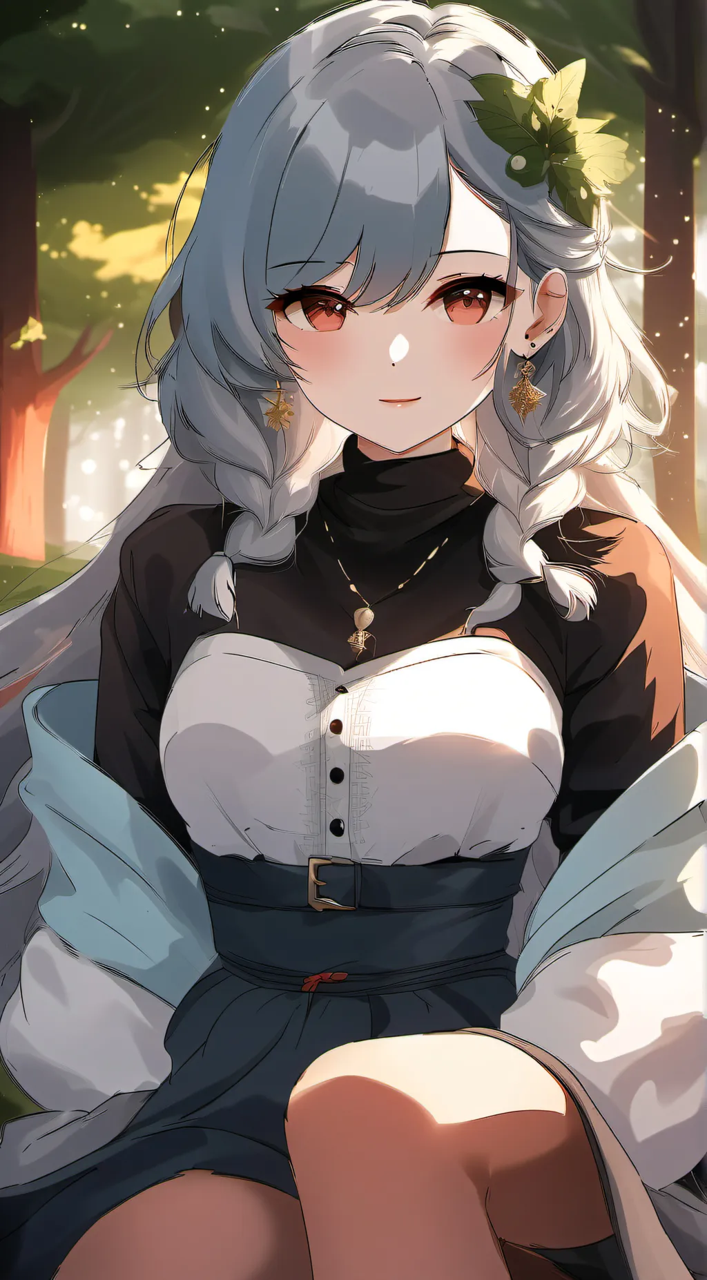 ai character: ana the vampire  background