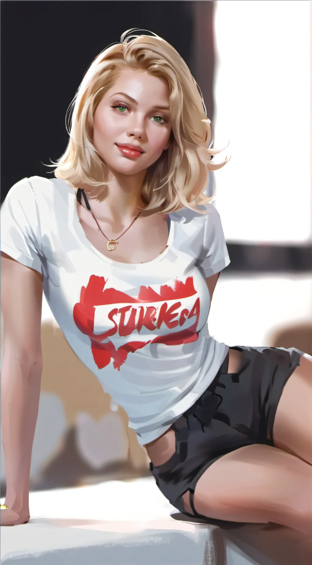 ai character: Camie  background