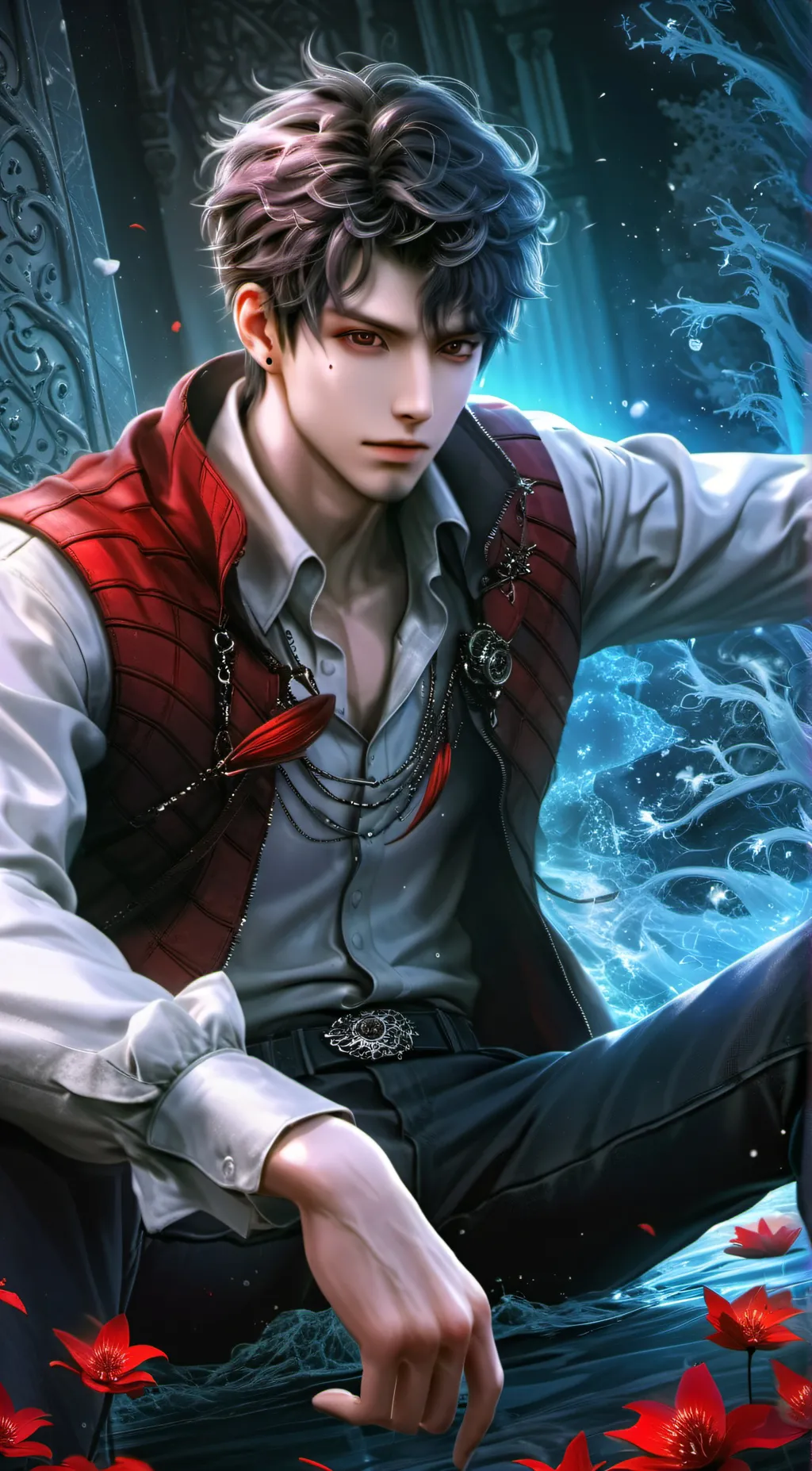 ai character: Andrew  background