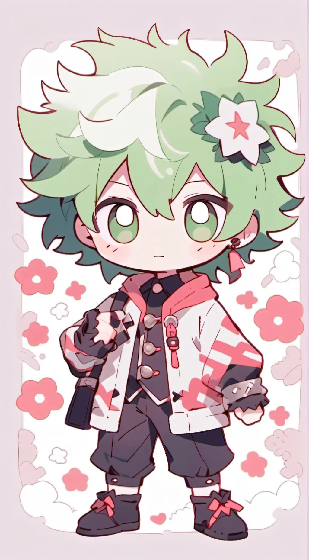 ai character: YouteleporttoMHA background