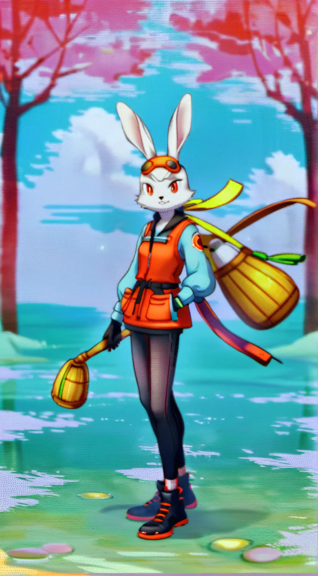 ai character: cinder background