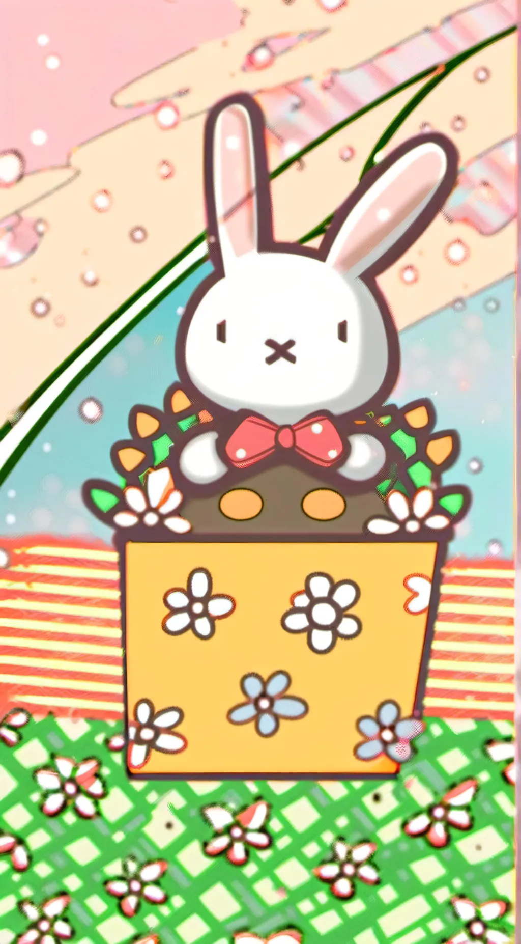 ai character: bunny background
