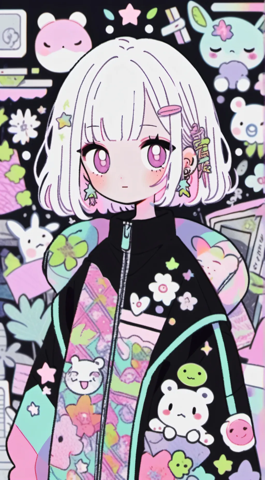 ai character: Make ur own talkie background