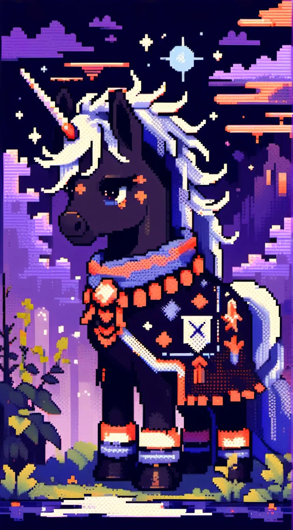 ai character: blueberrysilva background