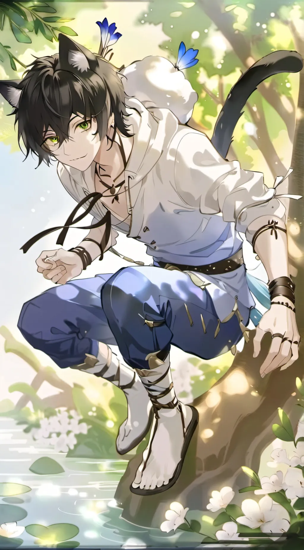 ai character: Mha background