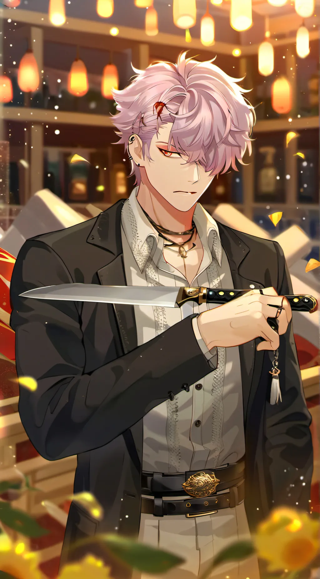 ai character: Xavier bloodstream background