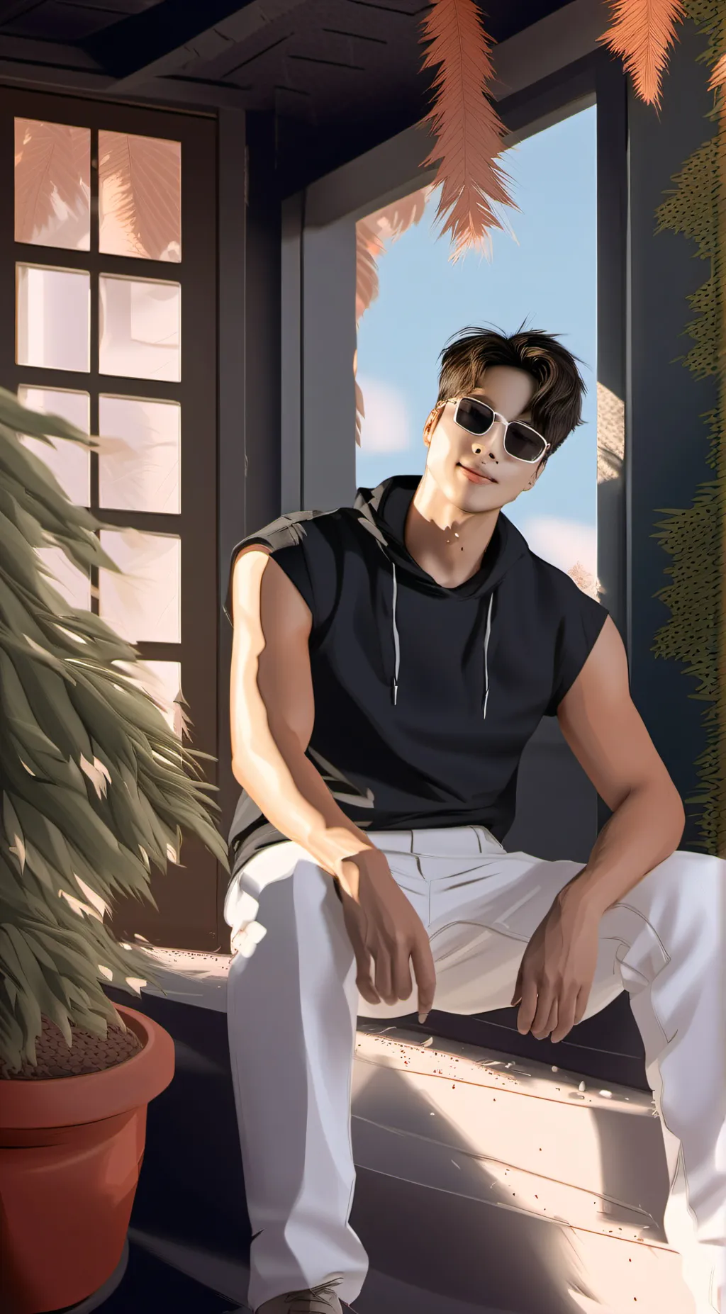 ai character: Ash Oliver background