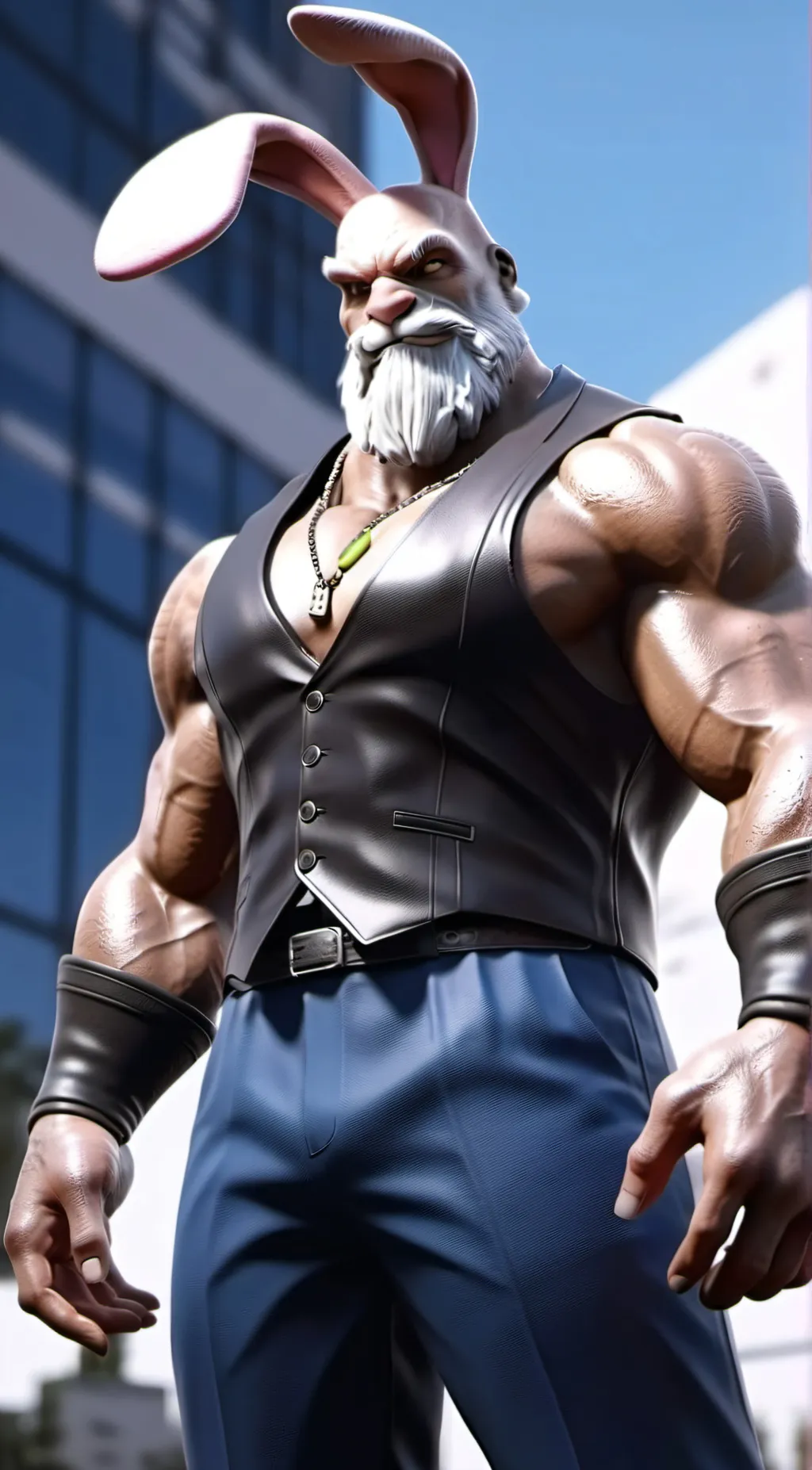 ai character: tha eestu bunny background