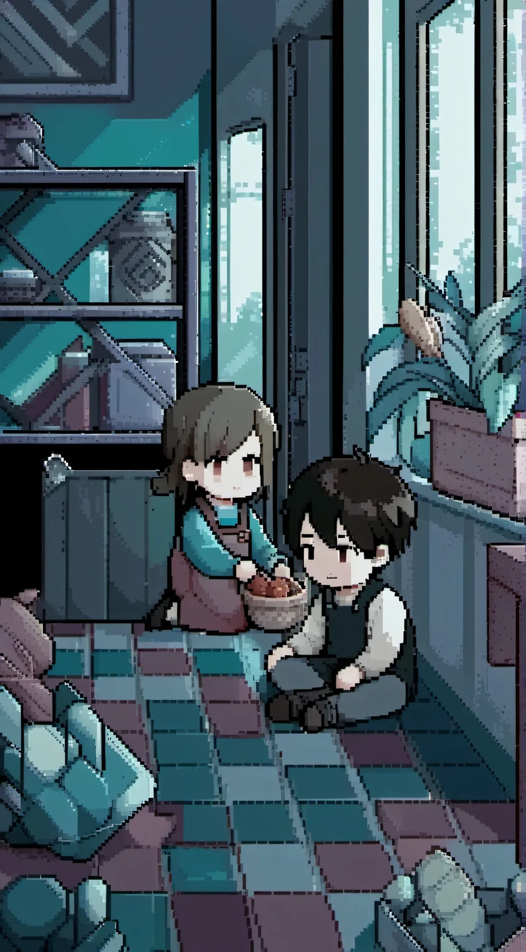 ai character: The adoption  background