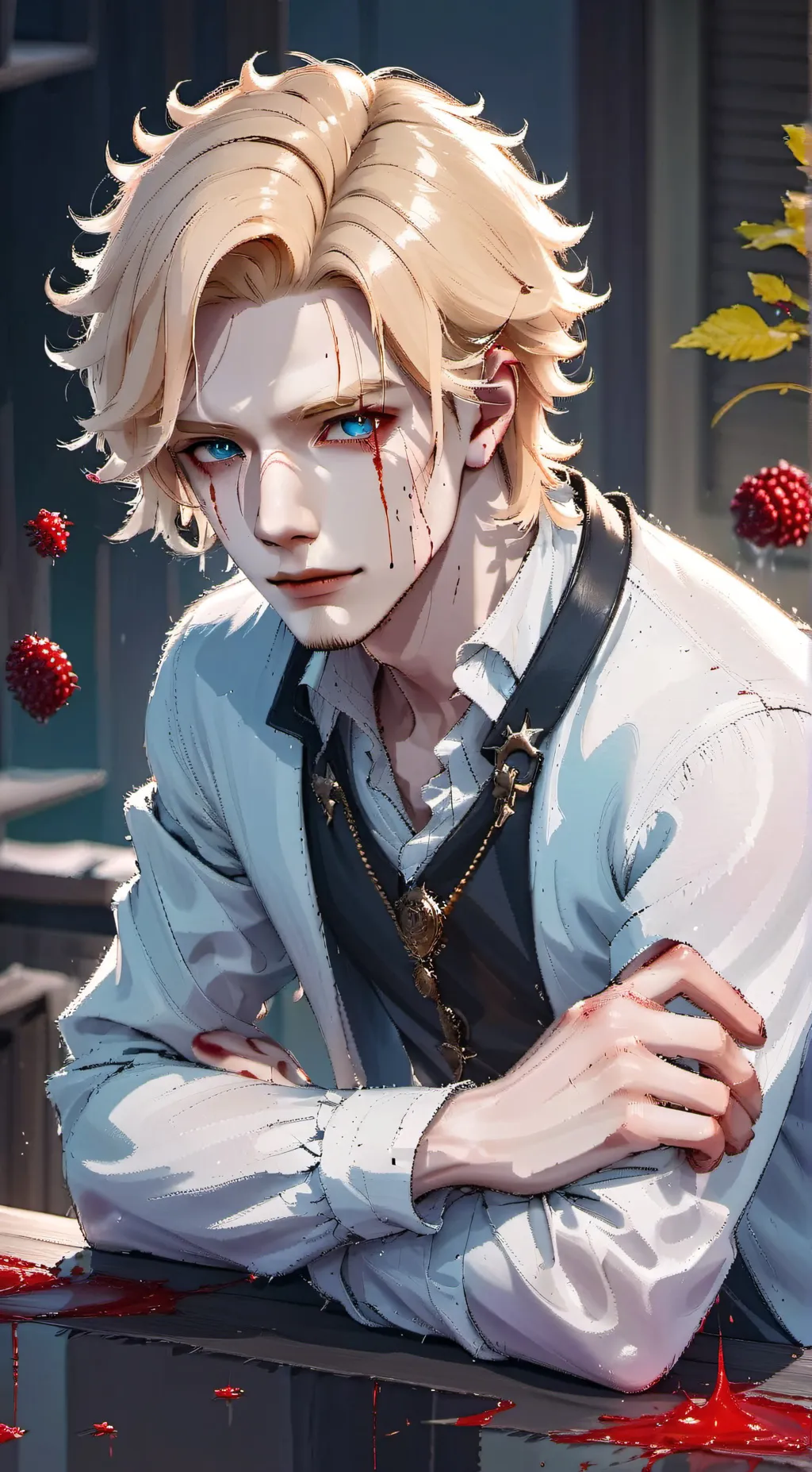 ai character: chris background