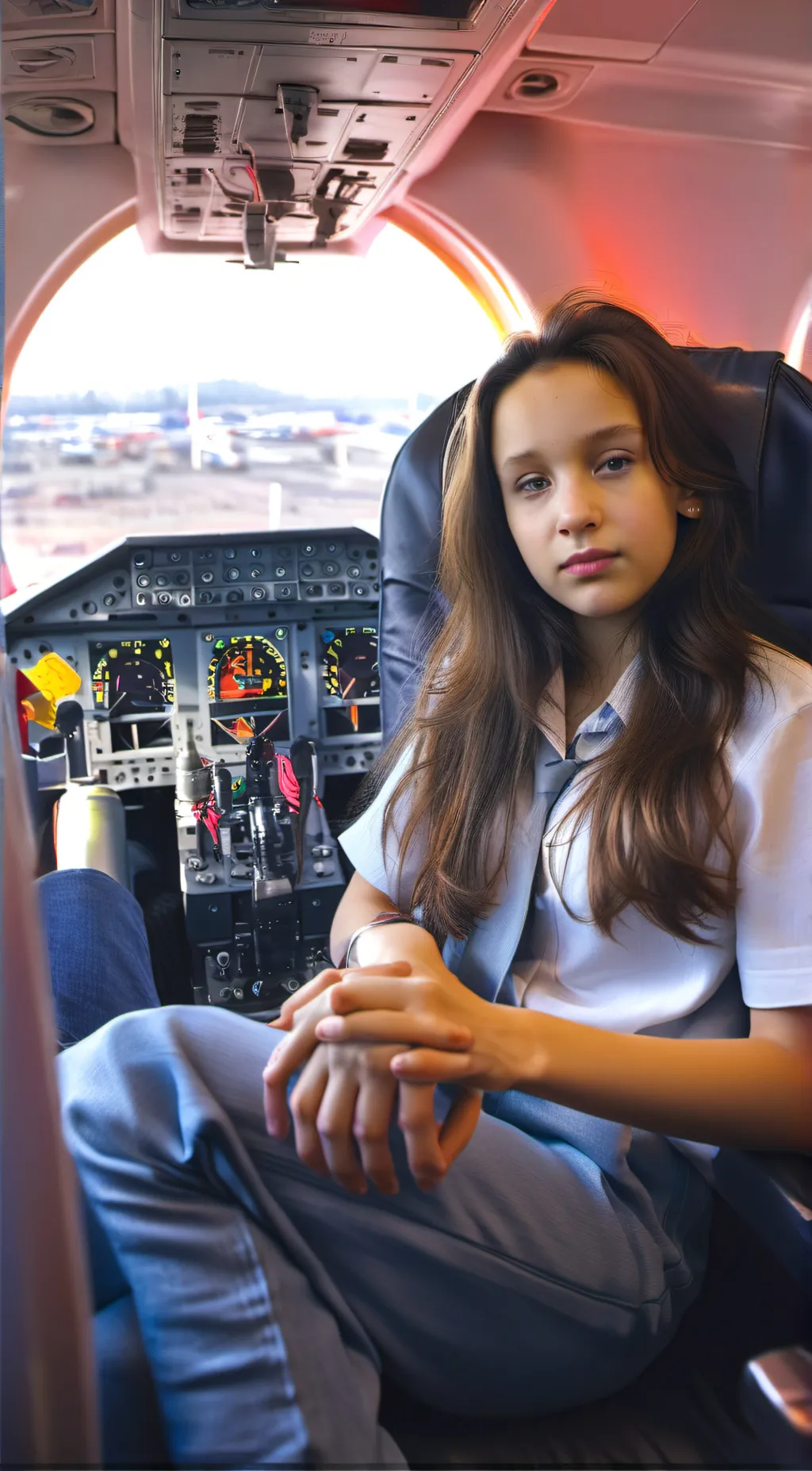 ai character: Hazel background