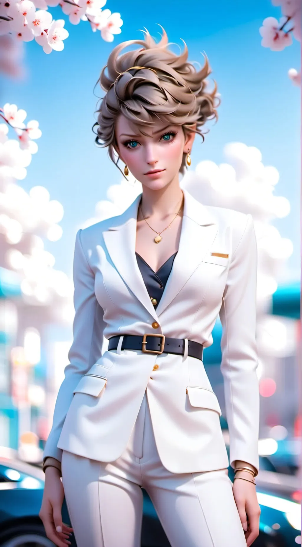 ai character: Isabella Post background