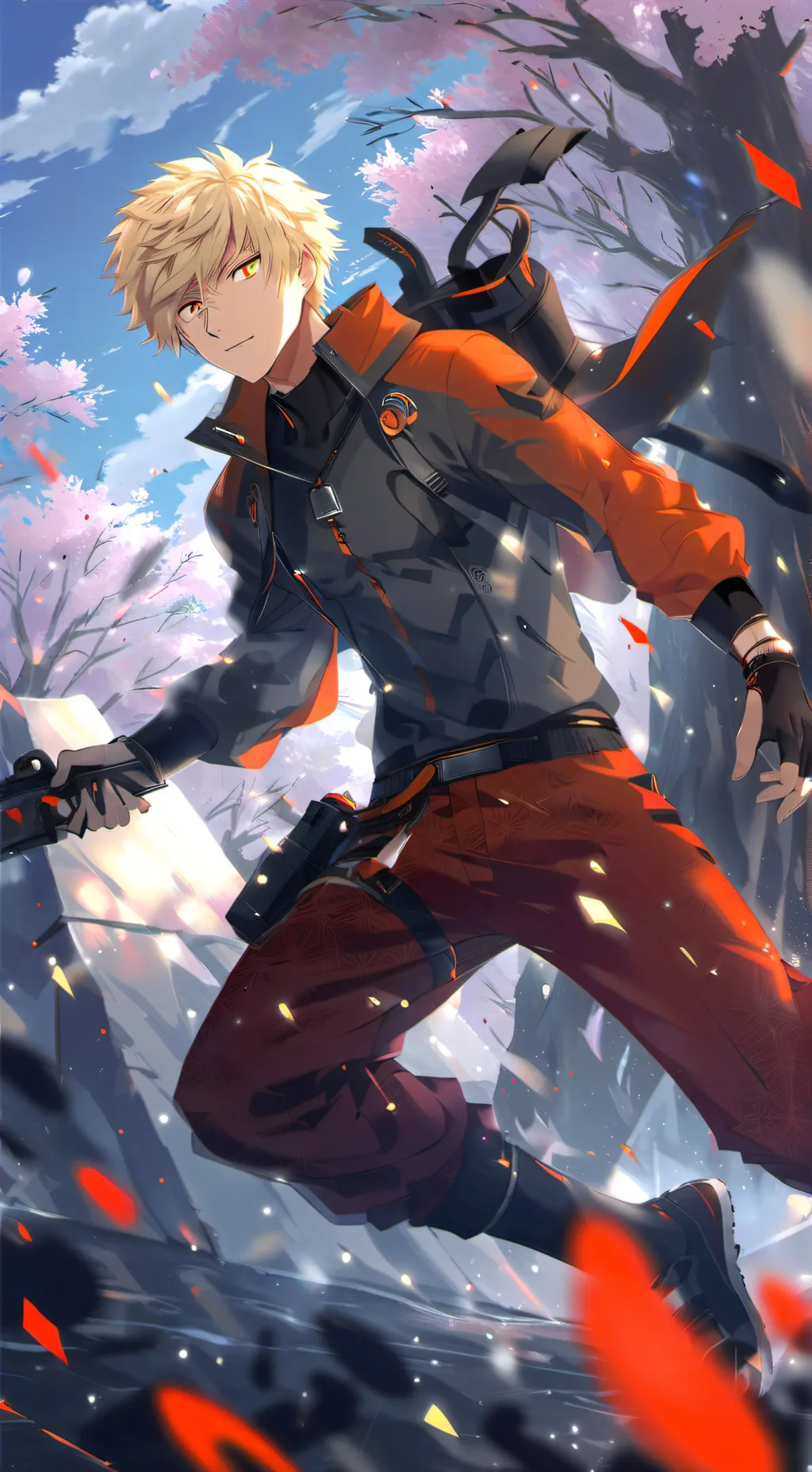 ai character: Bakugo background