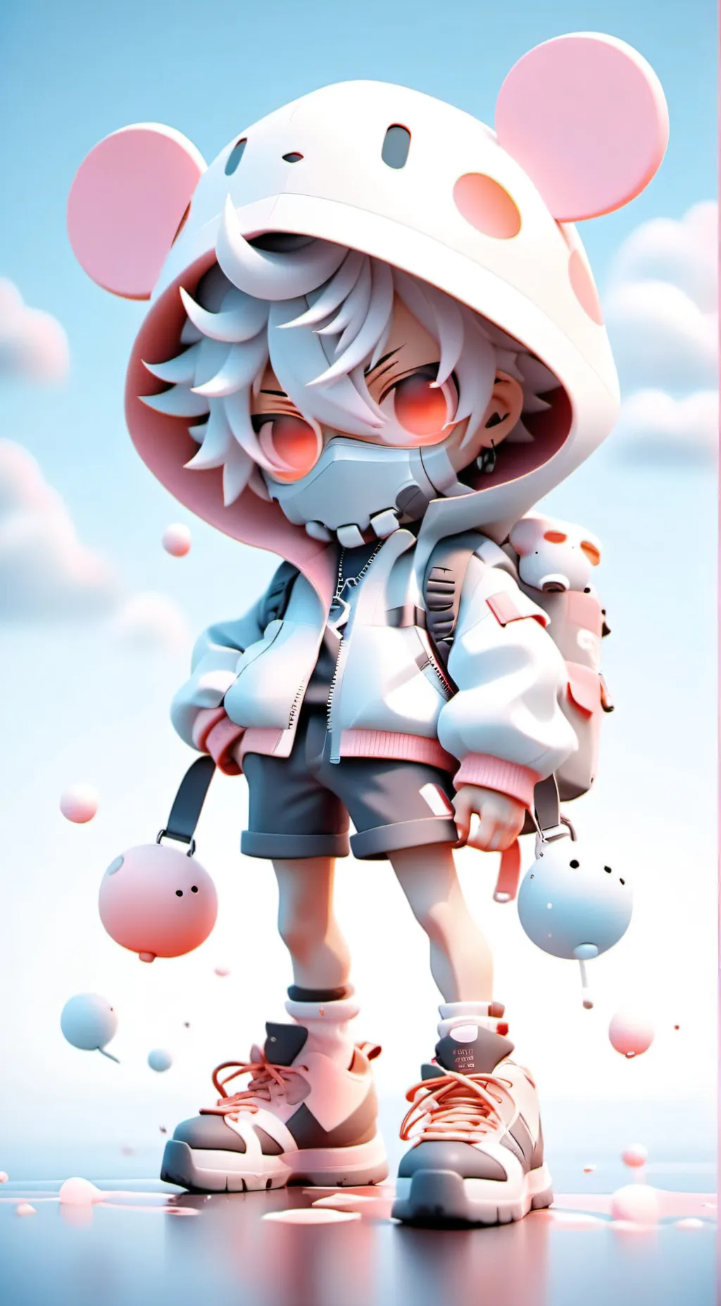 ai character: huggy wuggy background