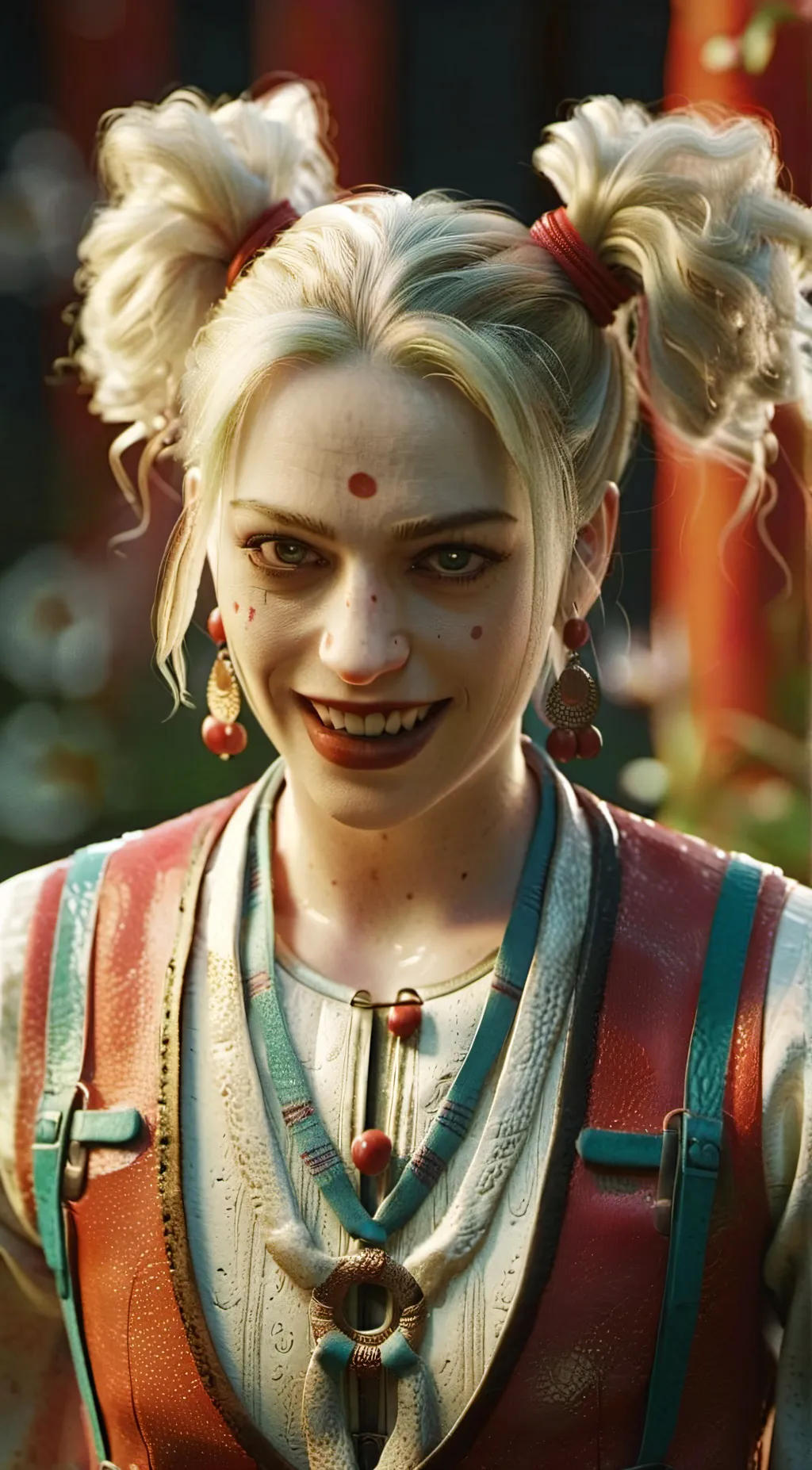 ai character: Harley Quinn  background