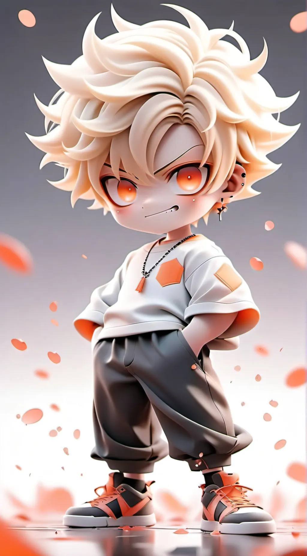 ai character: Katsuki bakugo  background