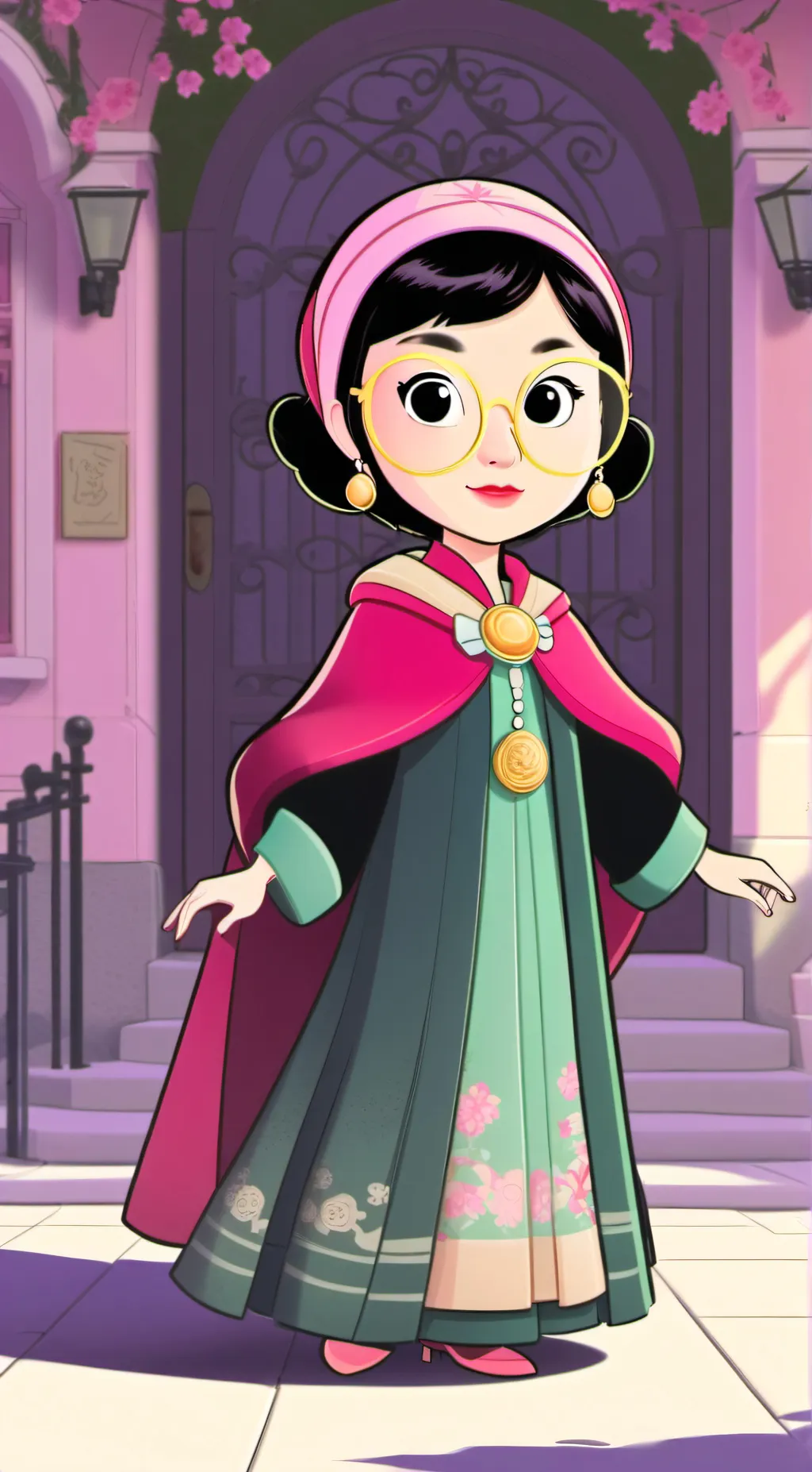 ai character: Aria background