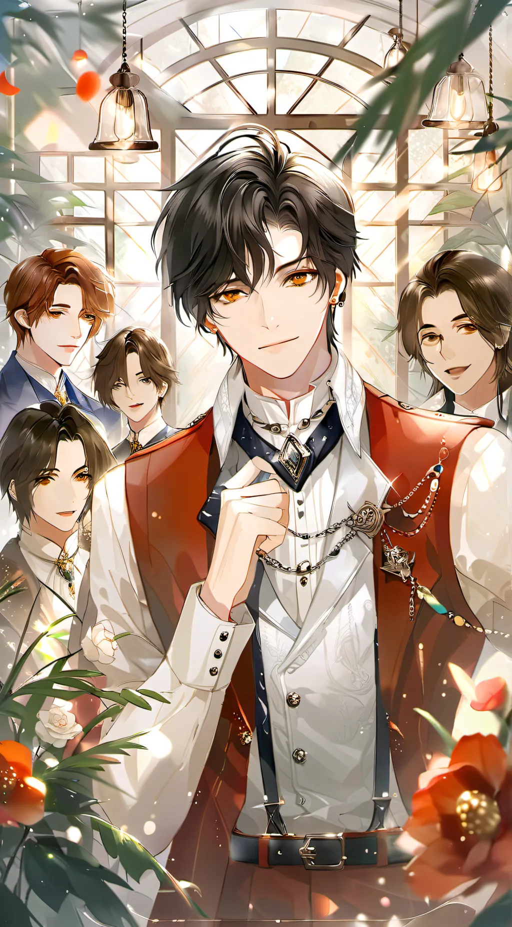 ai character: Royal guy gang background