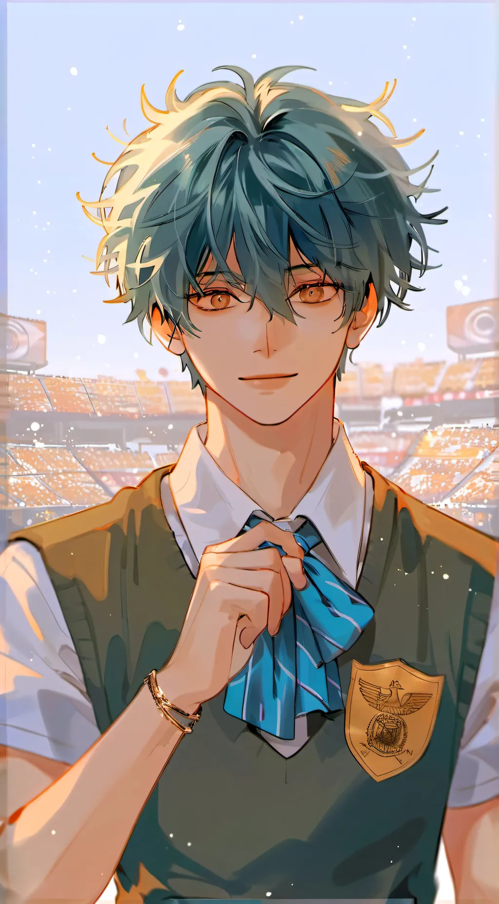 ai character: deku background