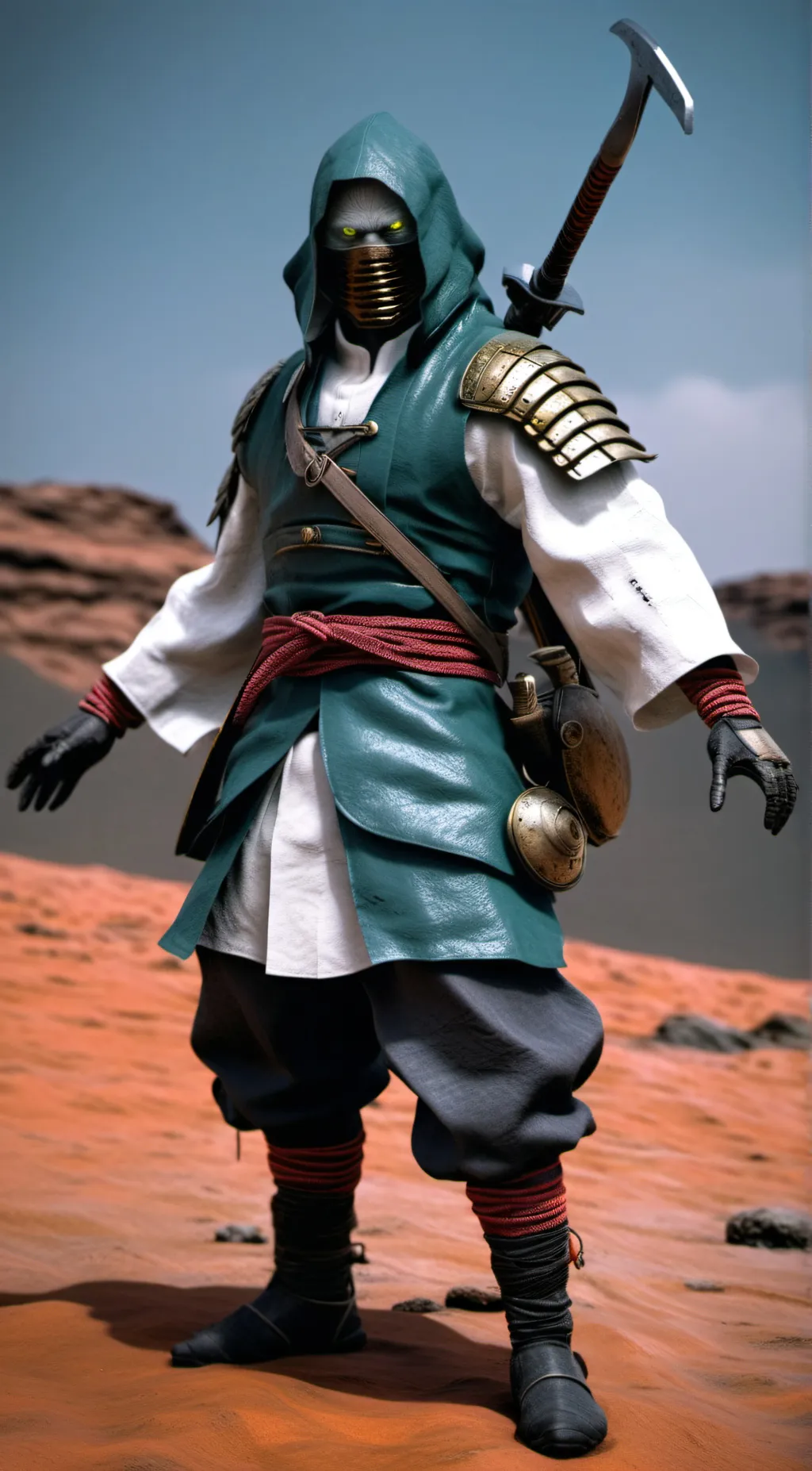 ai character: doomslayer  background