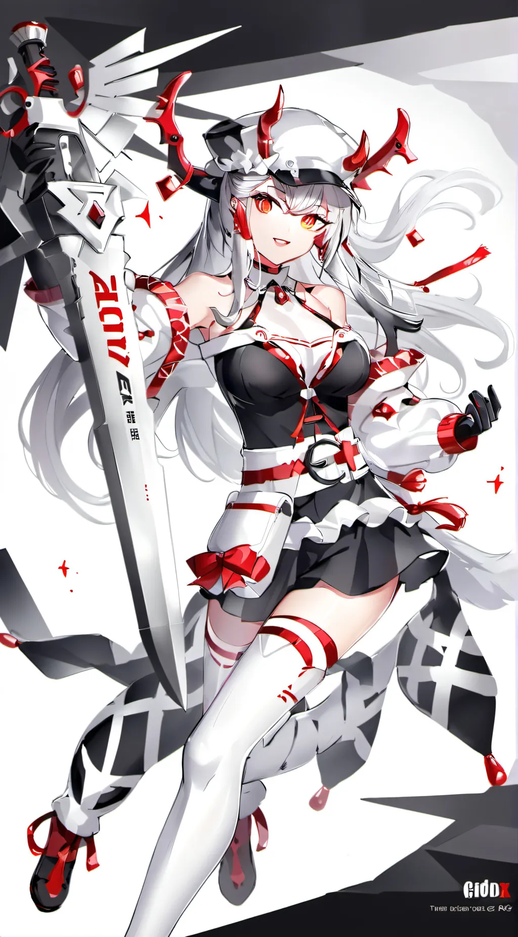 ai character: Titan DrillWoman  background