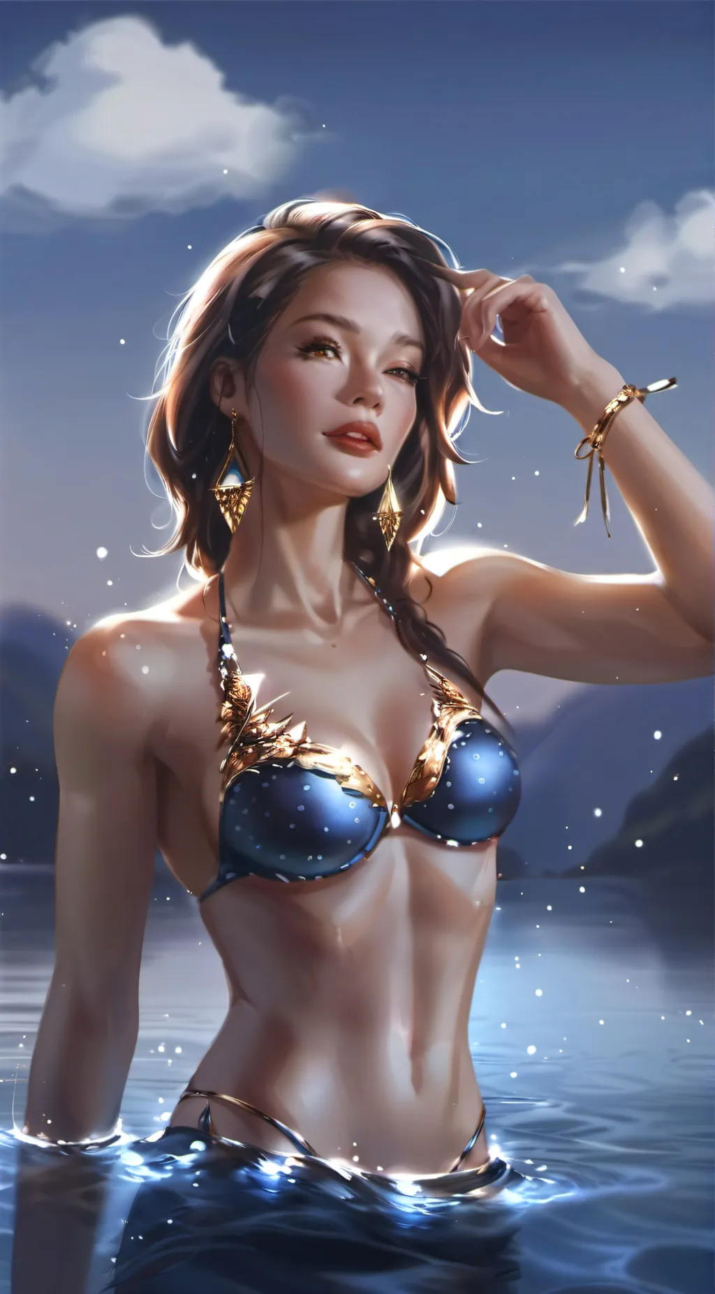 ai character: Ariana  background