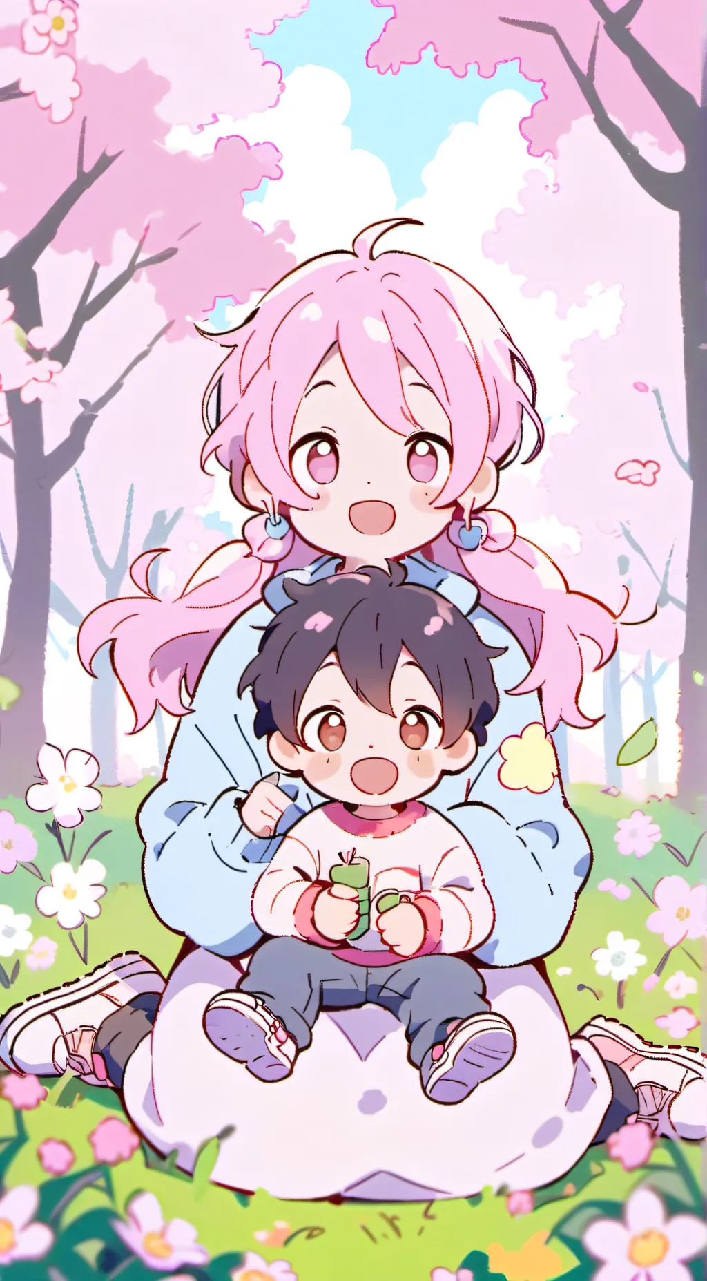 ai character: The saki fam background