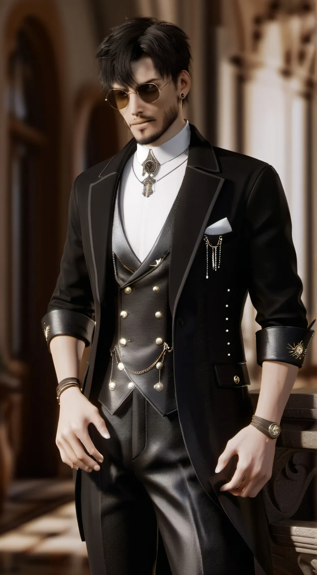 ai character: Max background