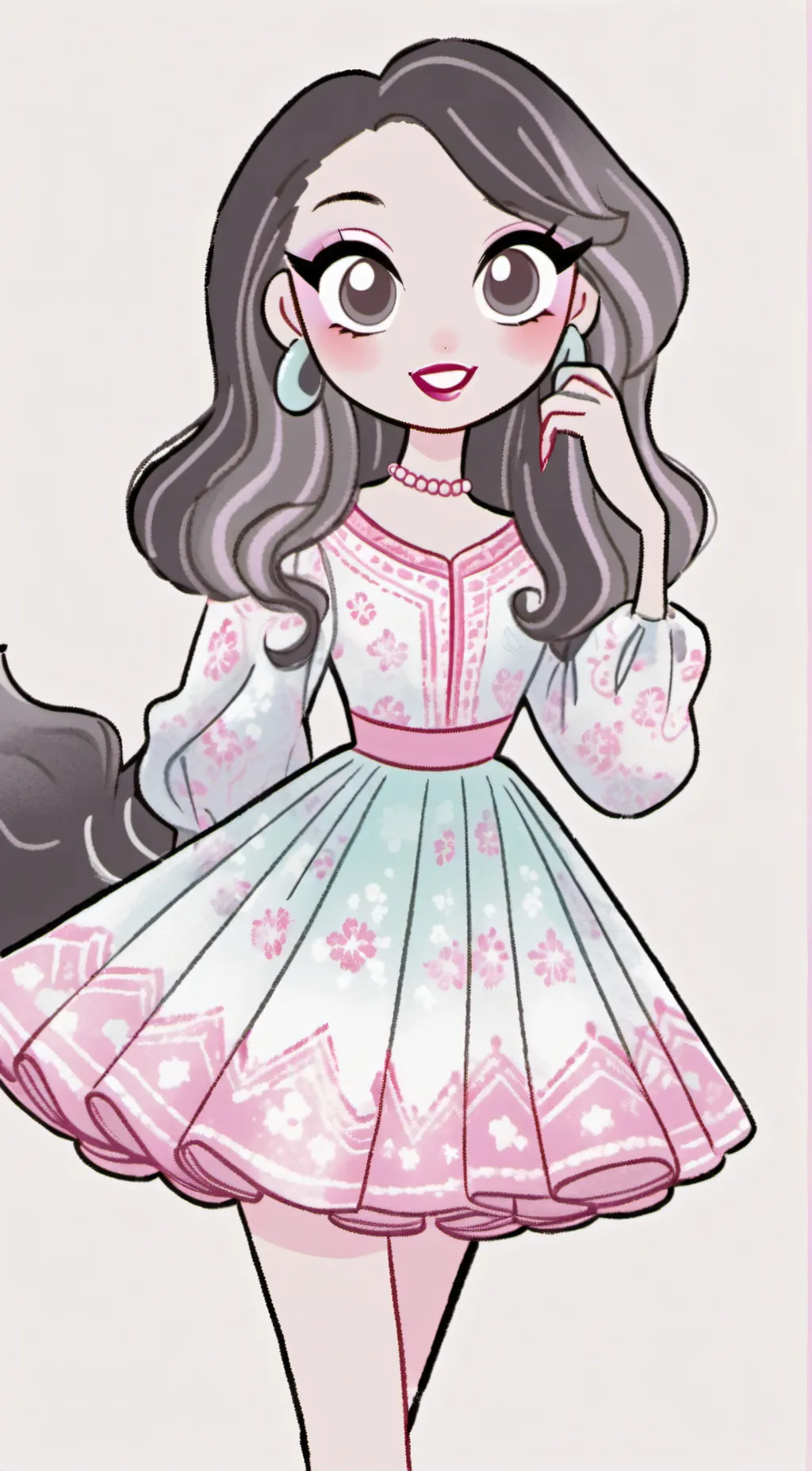 ai character: Aria background