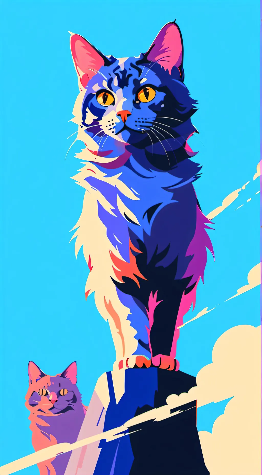 ai character: Catnap background