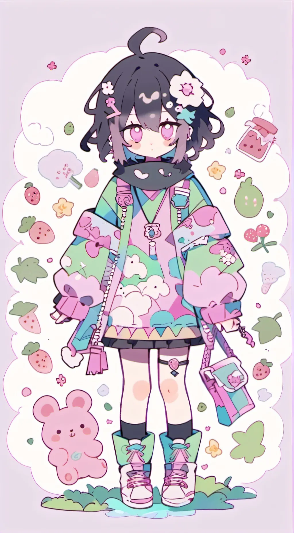 ai character: mha background