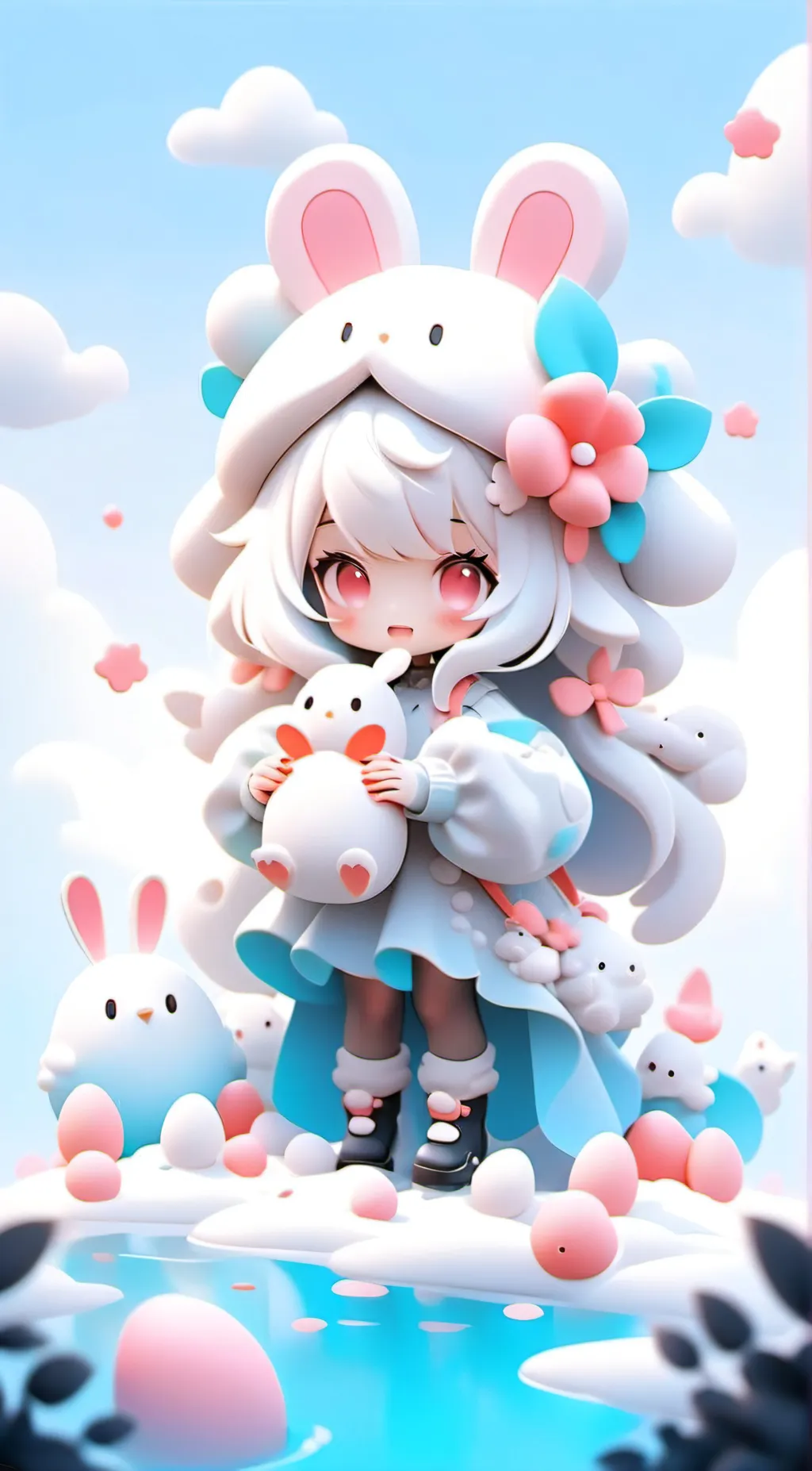ai character: flaftty-bun background
