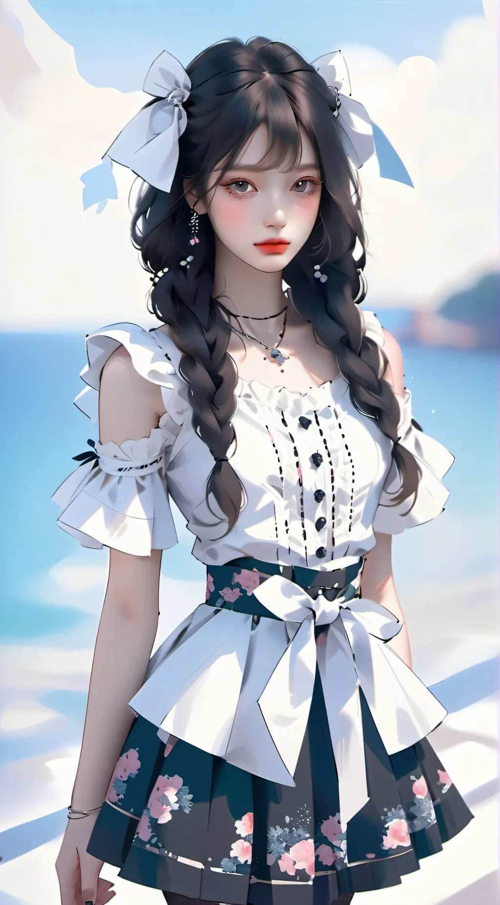 ai character: Luna background