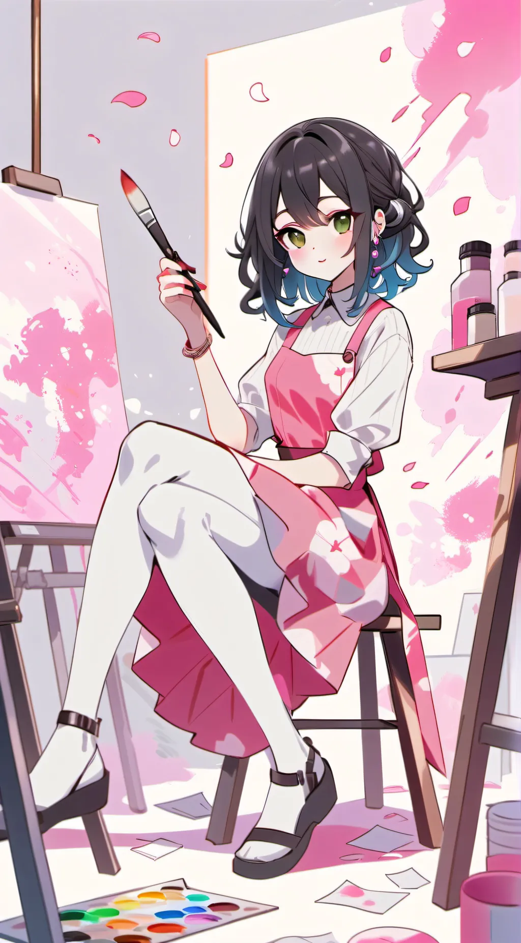 ai character: Luna background