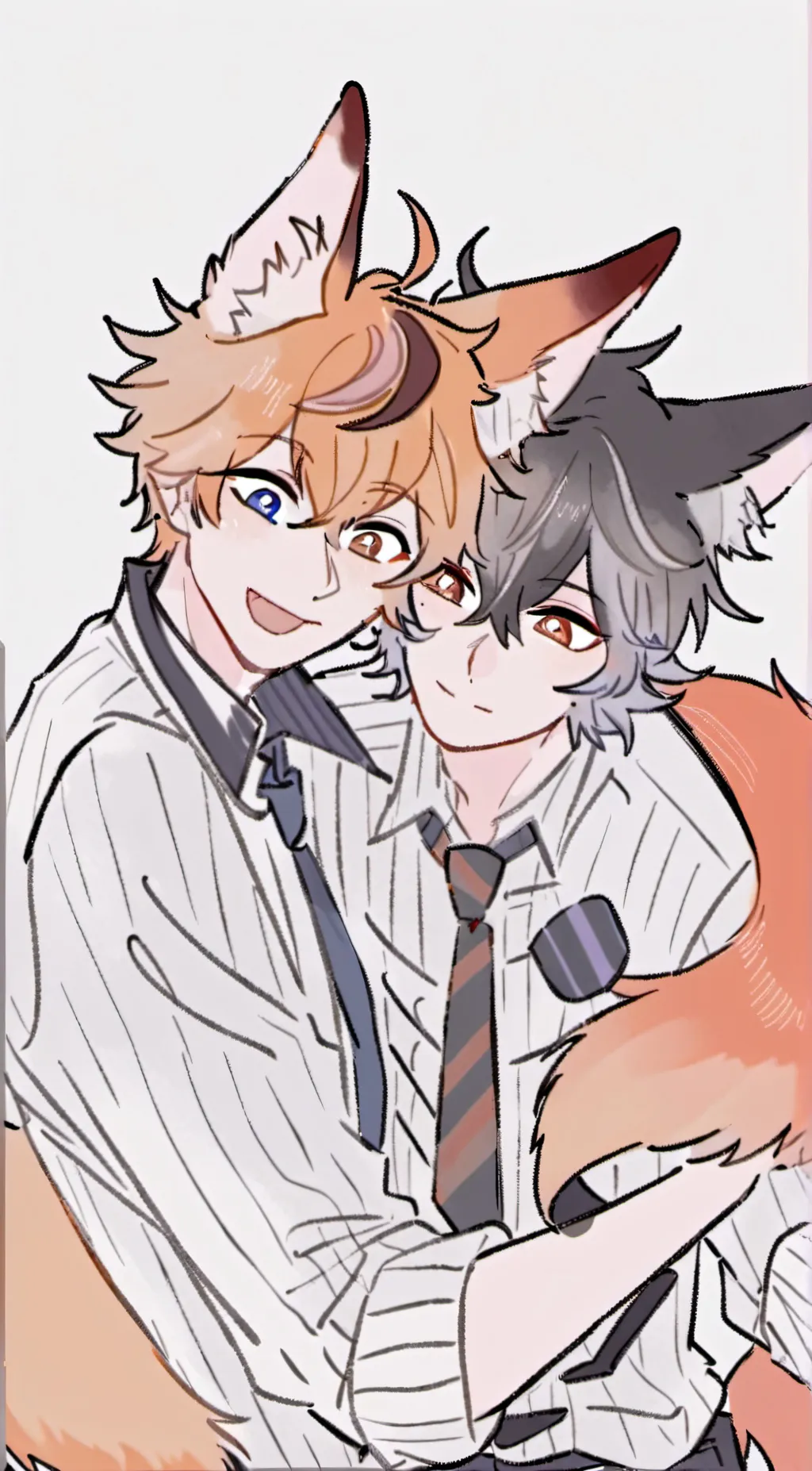 ai character: kyo and mino background