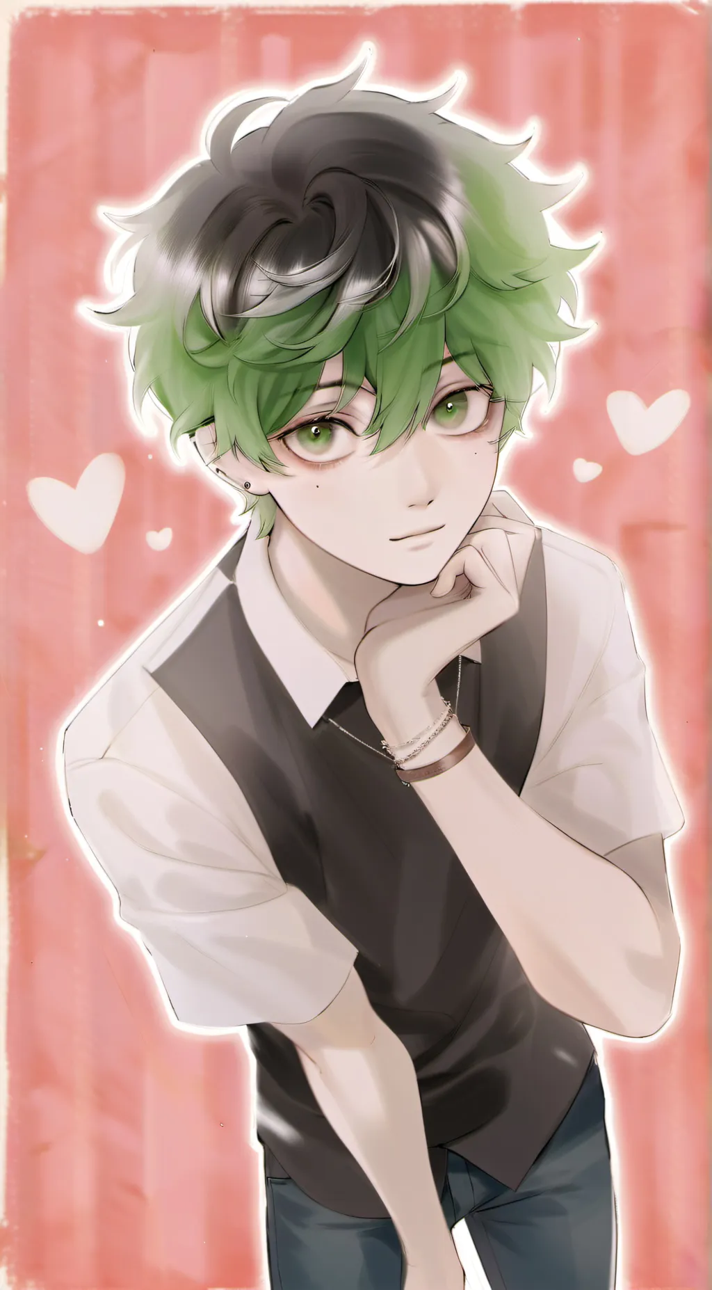 ai character: Deku background