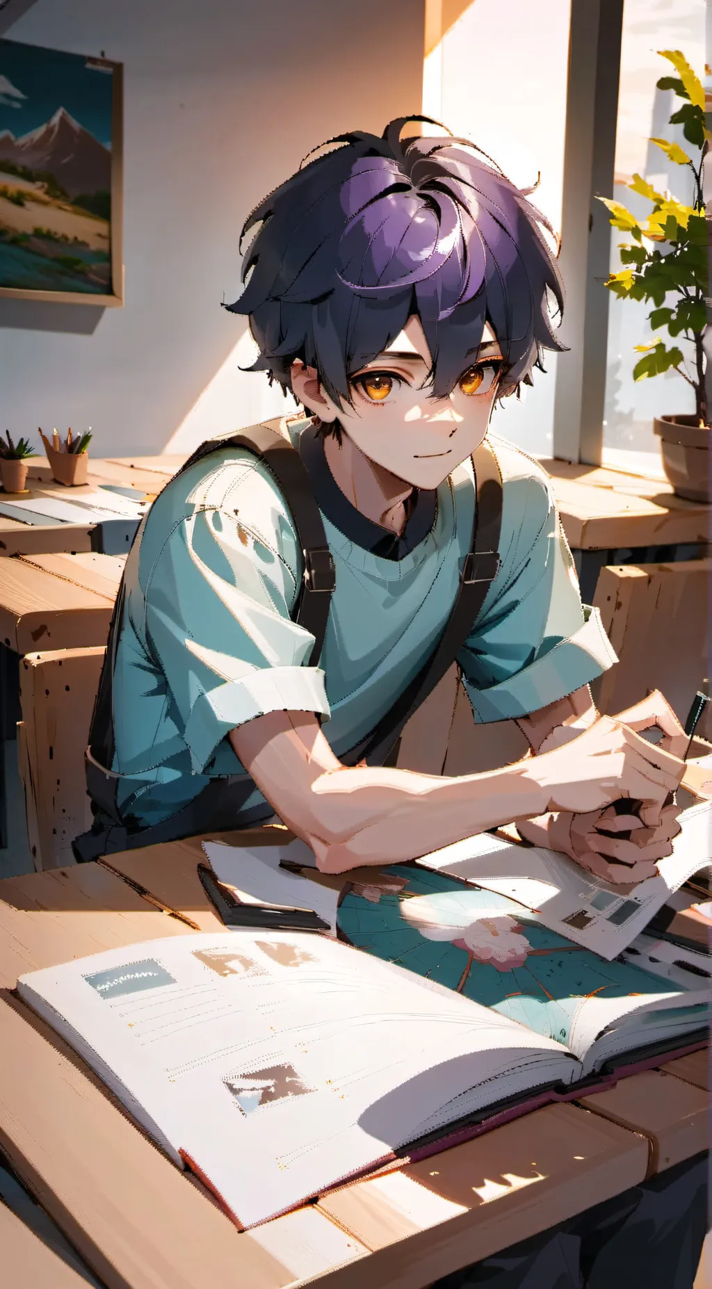 ai character: Jason  background