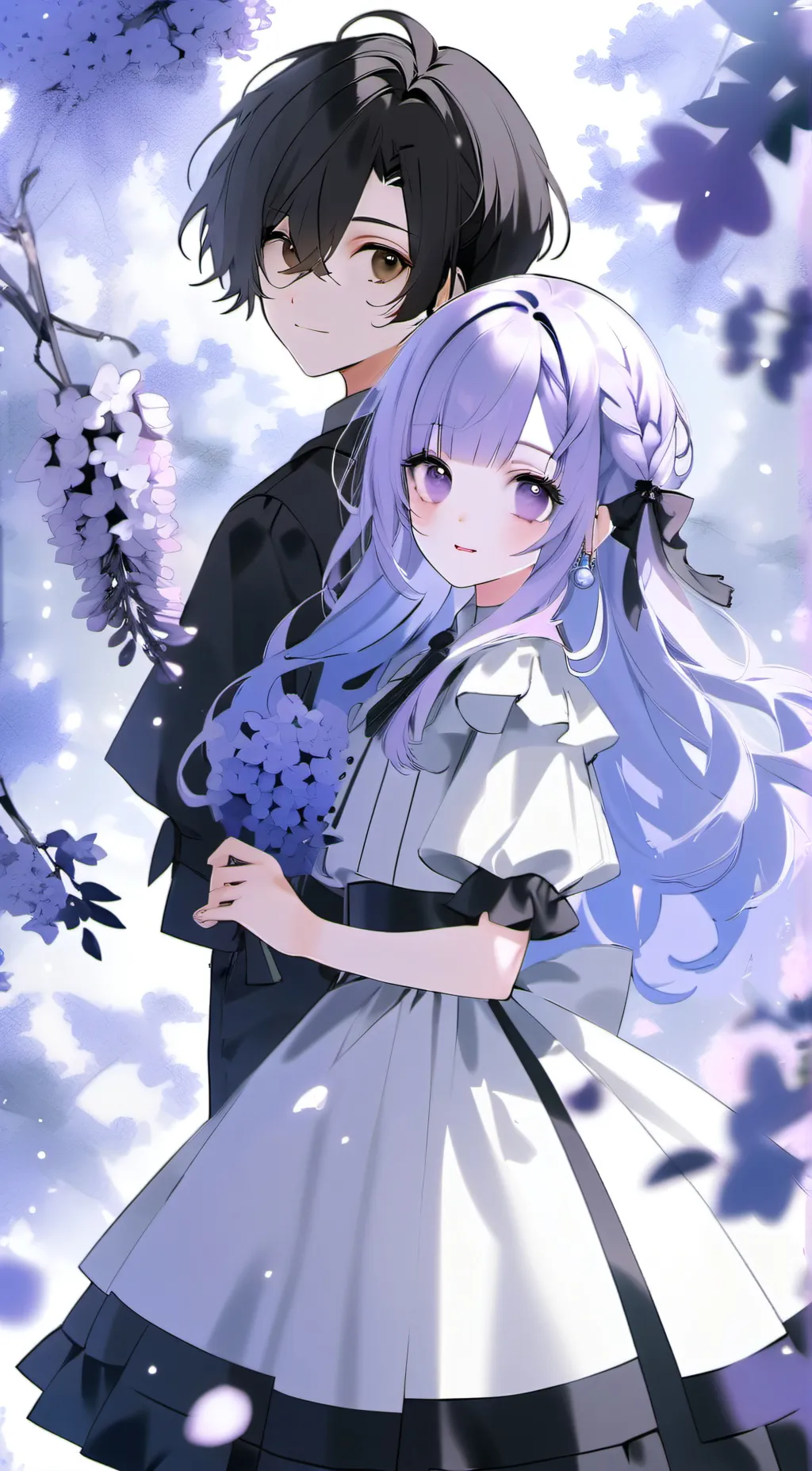 ai character: Lia and Liam background