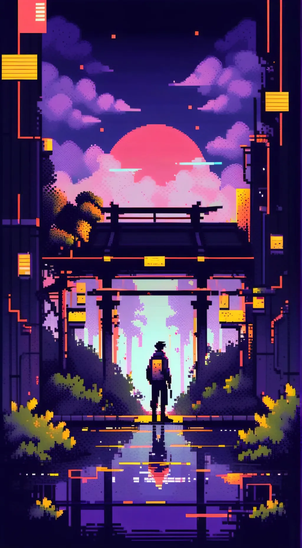 ai character: GOD LEVI background