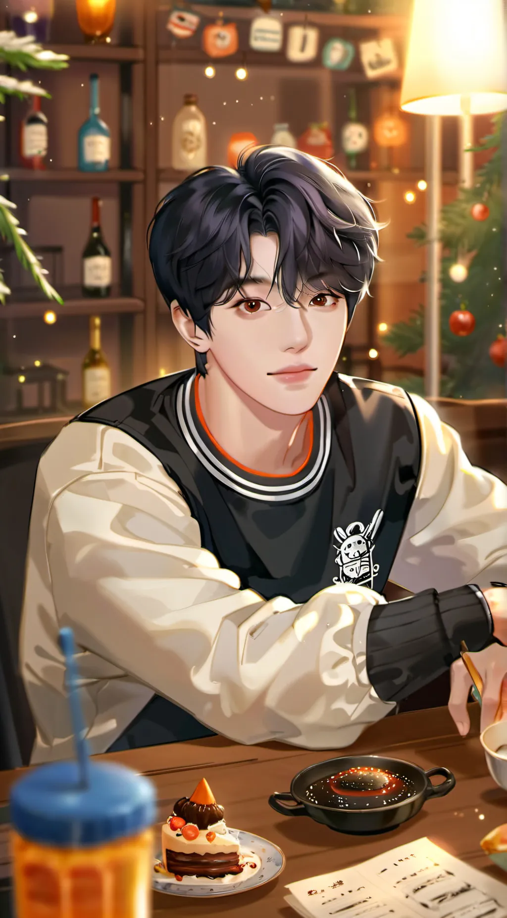 ai character: BTS background