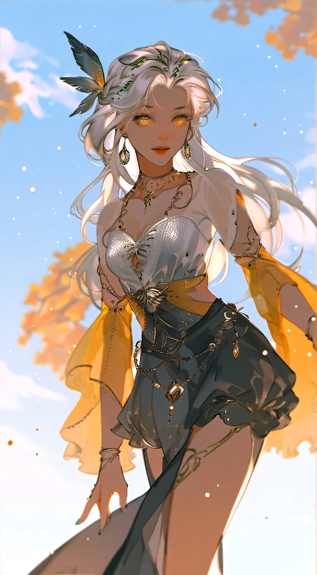 ai character: Sunny background