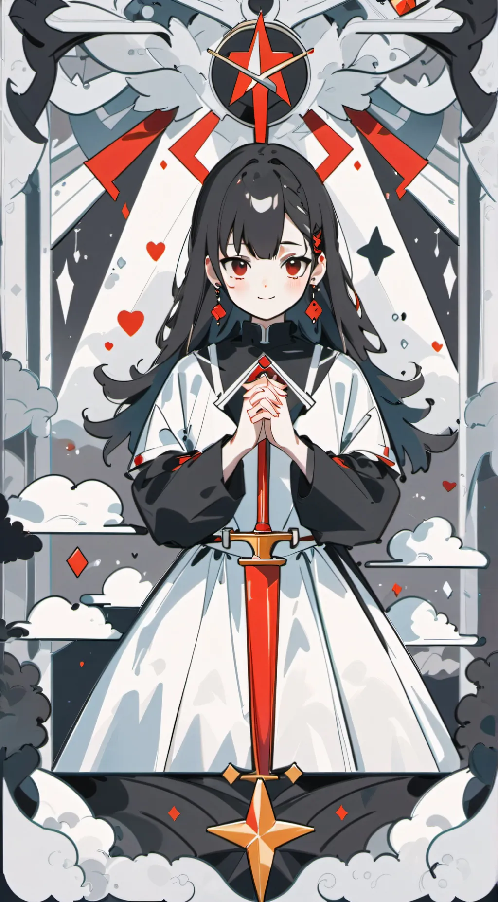 ai character: Sakura background