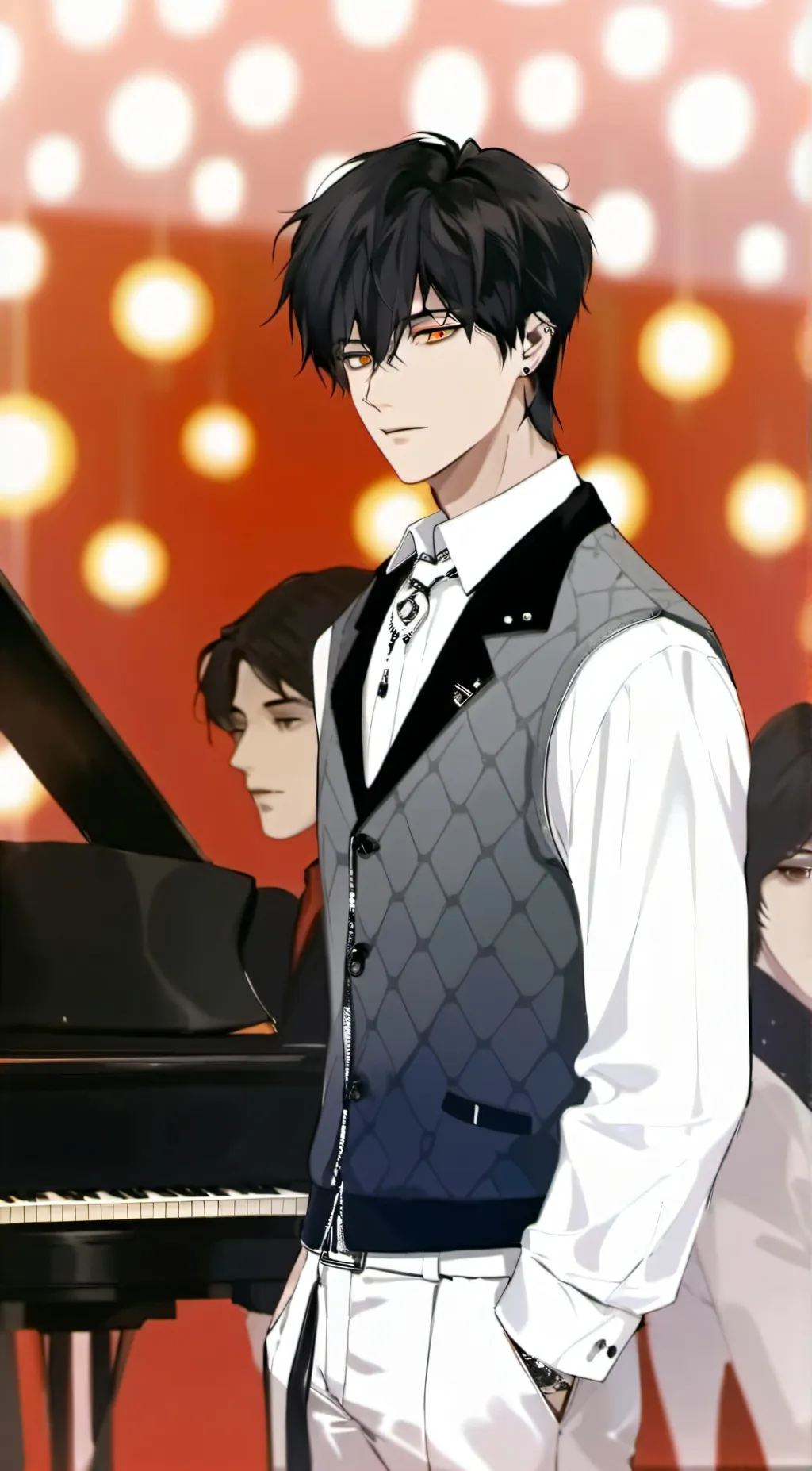 ai character: DAMIAN  background