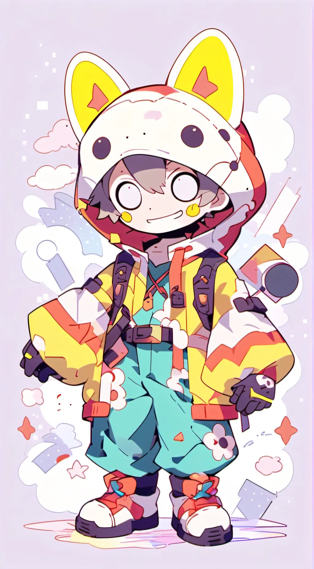 ai character: ☆●Sun●☆ background