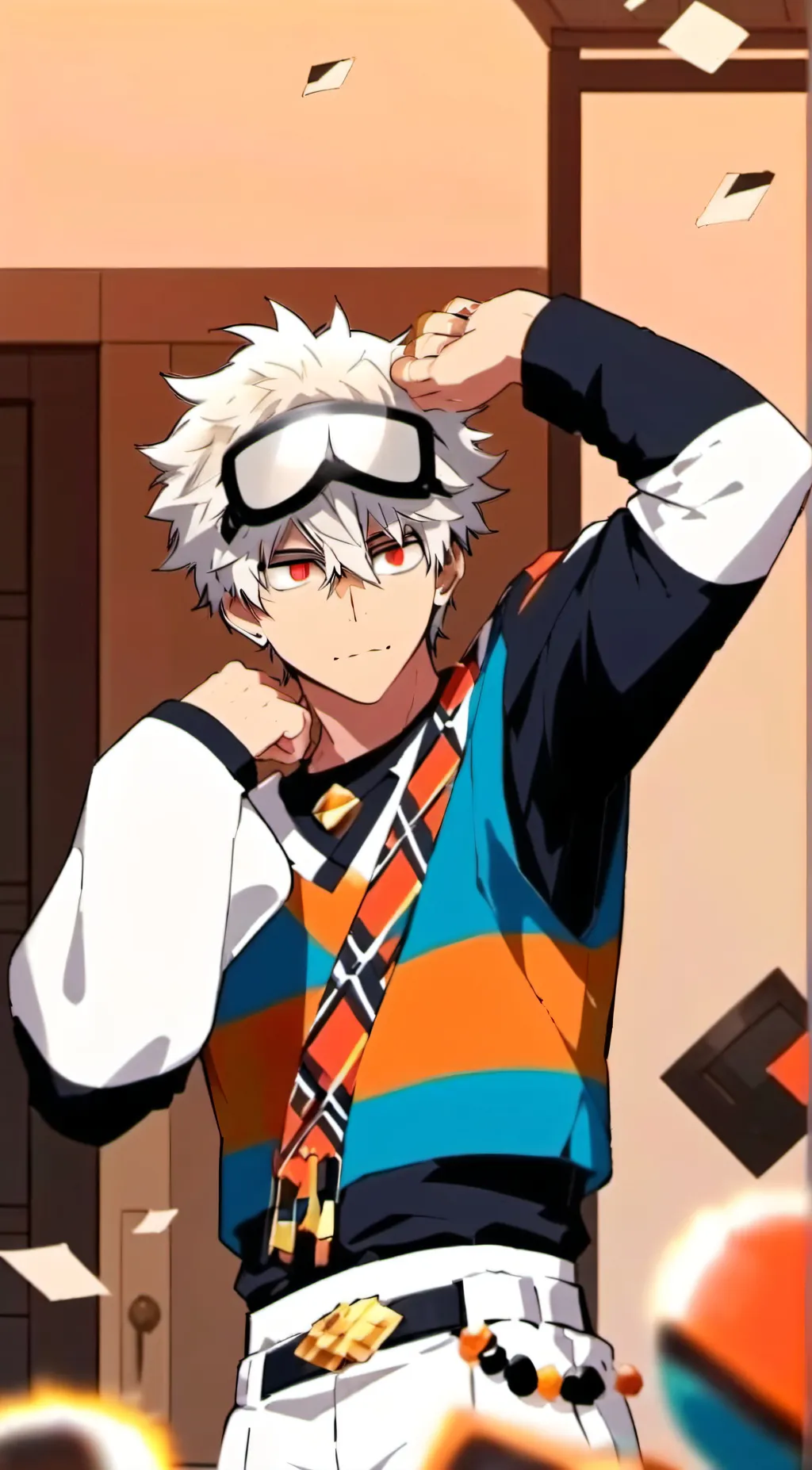 ai character: bakugo katsuki background