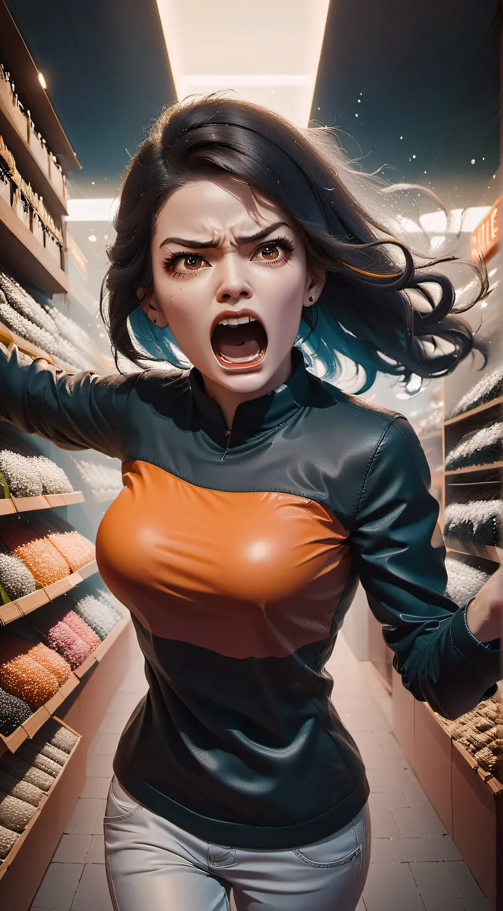 ai character: KAREN background