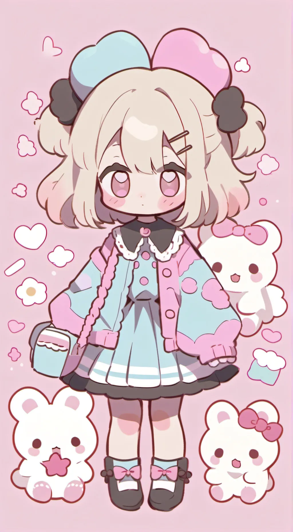 ai character: Nicky! background