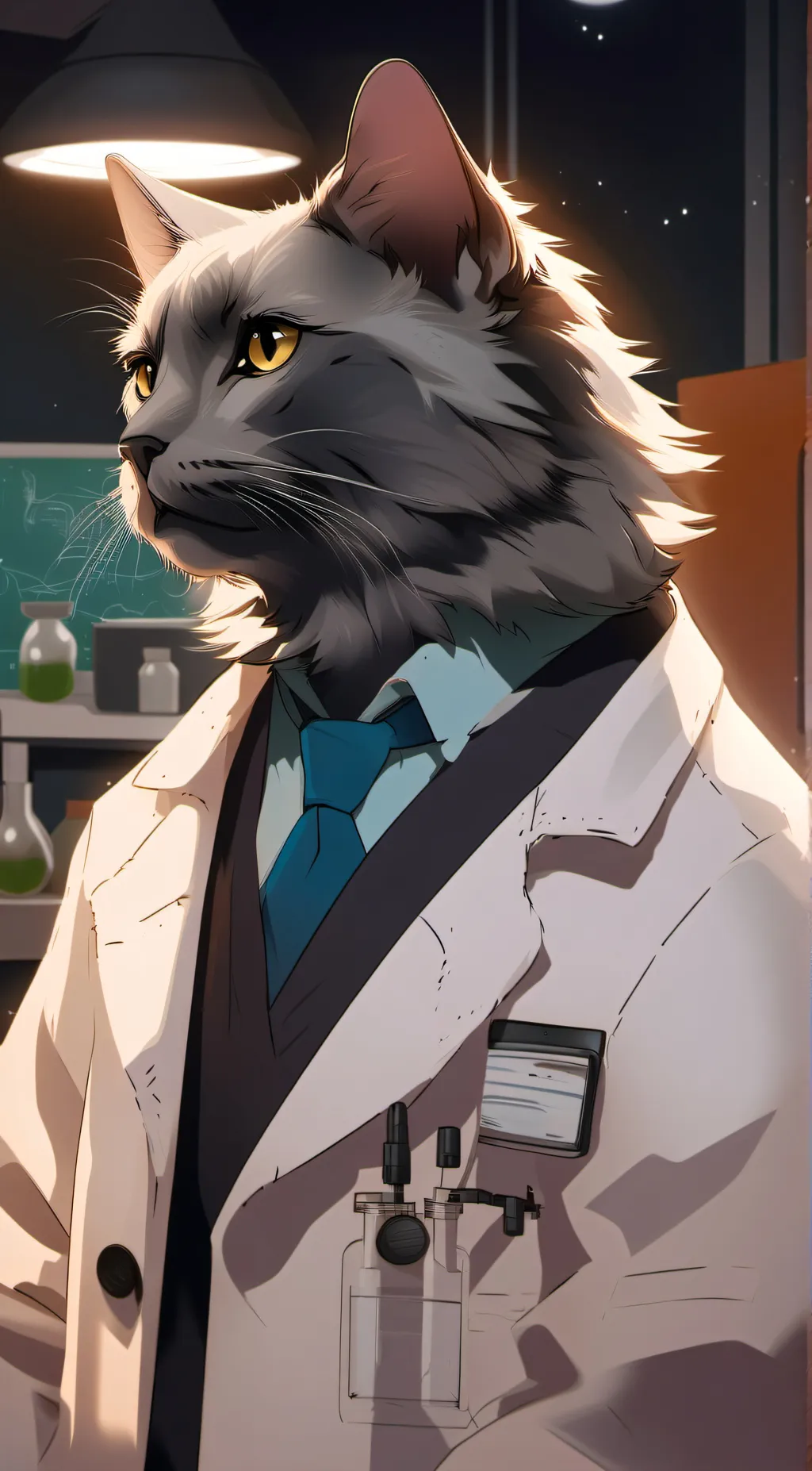 ai character: Dr.whisk background