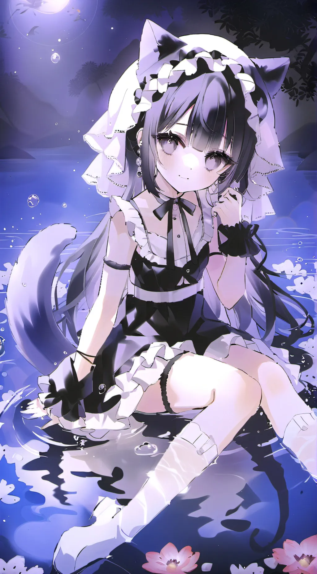 ai character: Chroma background